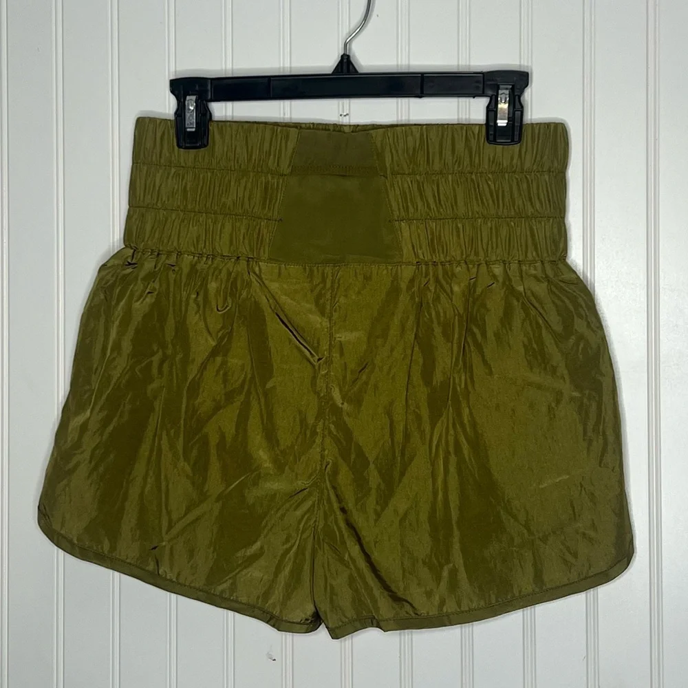 NWT Free People The Way Home Shorts In Army Green Size Large
